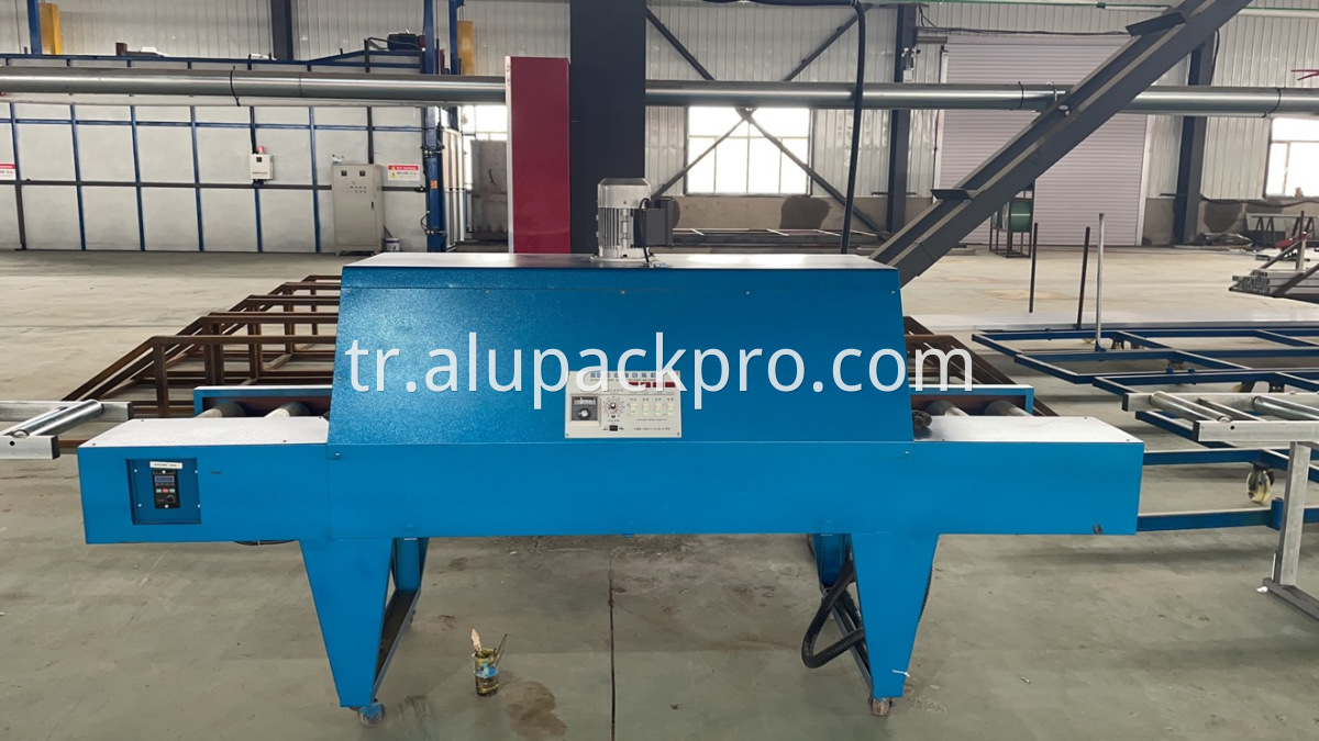 alüminyum küçültme paketleme makinesi aluminum shrink packing machine